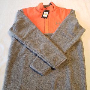 NEW Under Armour Mens 2021 Sweater fleece Pile Textured Sherpa Pullover Golf-#32